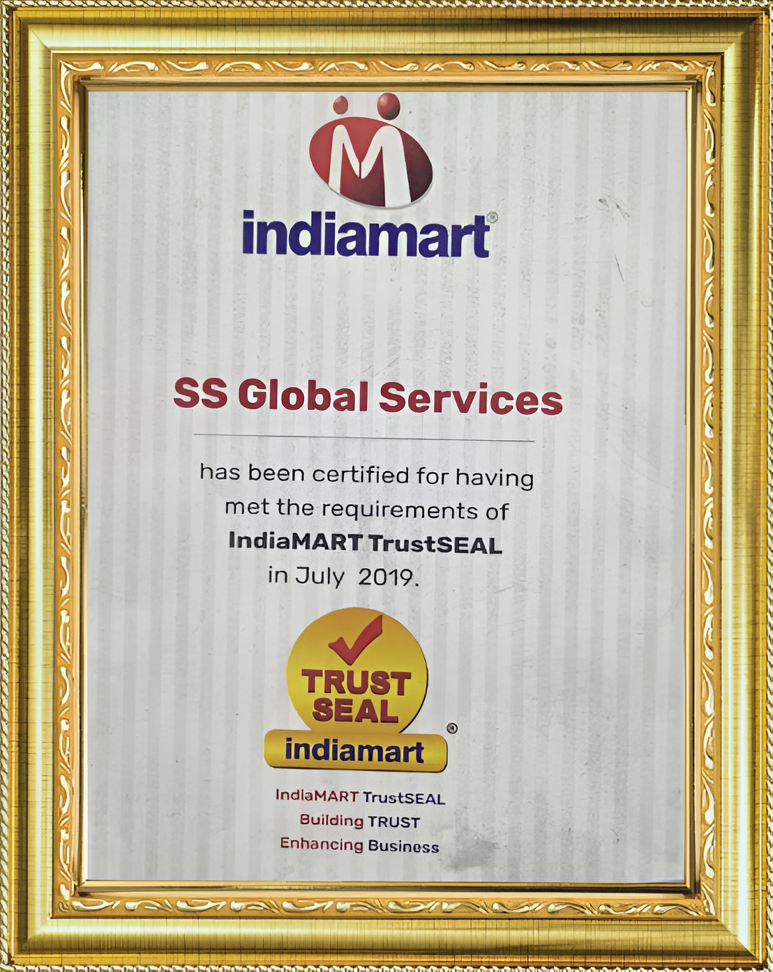 IndiaMART Trust Seal