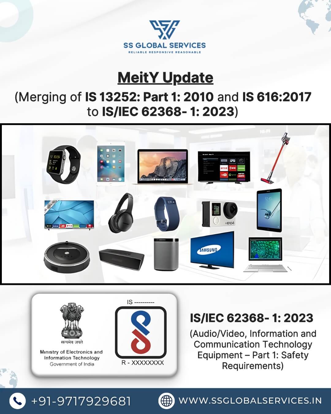 MeitY Migration to IS/IEC 62368-1:2023 | BIS CRS New Update